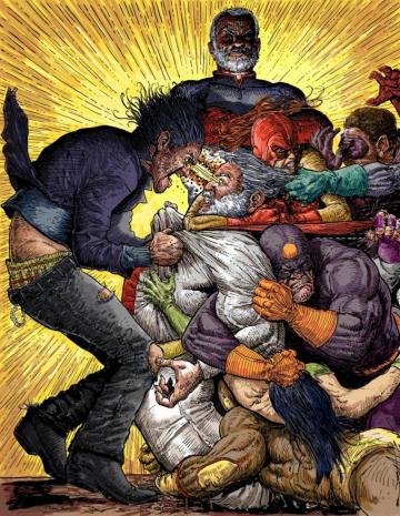 Super Heroes And Villains