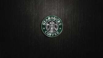 Starbucks Logo On Dark Wallpaper