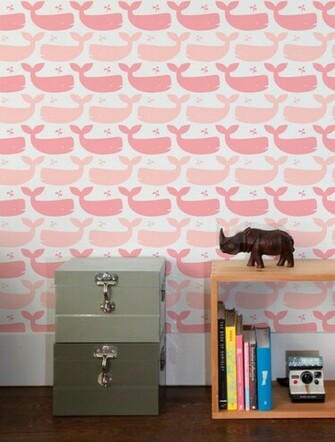 Whales Wallpaper In Bloom For Kids Nursery Children S Spaces