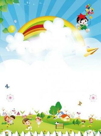 Kindergarten Enrollment Poster Background Material Kids