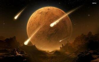 Meteor Shower Wallpaper