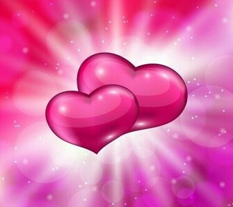 Pink Hearts Awesome Wallpaper