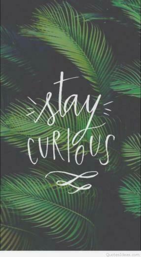 Curiosity Wallpaper And Quote For iPhone