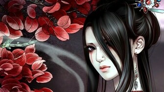 Japanese Geisha Wallpaper Samurai Girl Asian Woman
