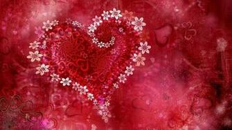 Love Abstract Flower Wallpaper High