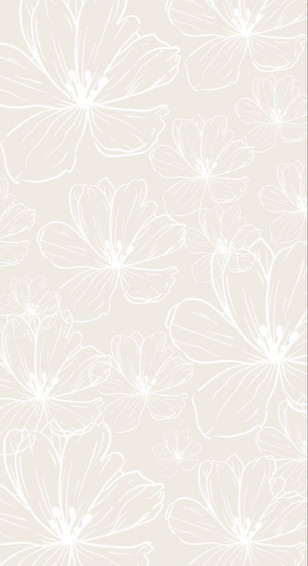 iPhone Neutral Background Flowery Wallpaper