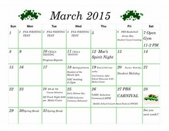 March Calendars Pictures To Pin