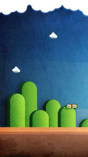 Mario Wallpaper iPhone Pattern