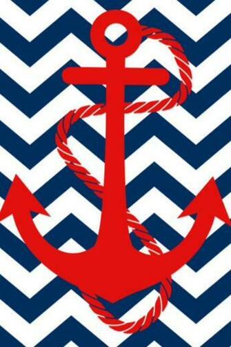 Anchor And Chevron Wallpaper