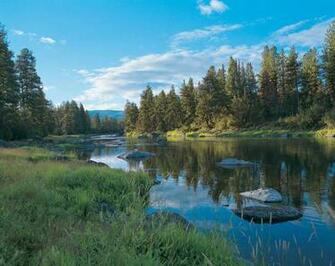 Montana Dude Ranch Accommodation The Blackfoot River Lodge At