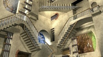 Mc Escher Relativity Wallpaper