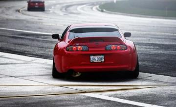 Toyota Supra Red Wallpaper