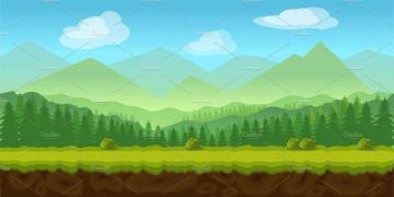Game Background Graphic Design Layouts Cartoon