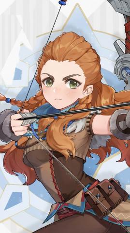 Aloy Genshin Impact 4k Phone iPhone Wallpaper 9811a