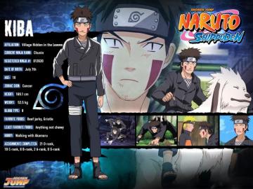 Naruto Inuzuka Kiba Guy Lettering Wraps