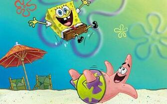 Spongebob Sky Flowers Wallpaper Galleryhip The