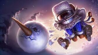 Wallpaper Snow Day Ziggs Snowdown Skin Full HD On