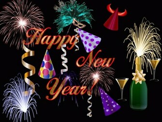 Wallpaper New Year Animated