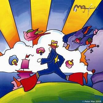 Artist Peter Max Appears At Wentworth Galleries On Las Olas And In