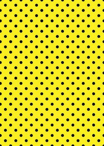 Polkadots Yellow And Black By Medusa81