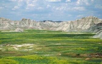 Badlands Park Wallpaper Stock Photos