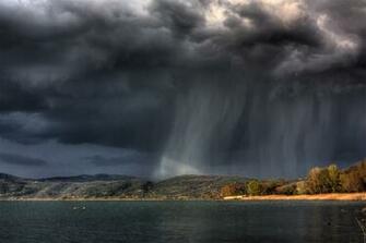 Rain Storm Desktop Wallpaper Image