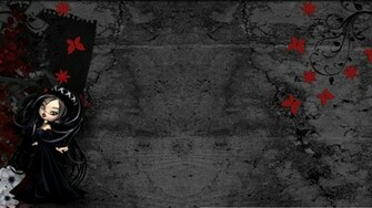 Little Goth Girl Background Themes