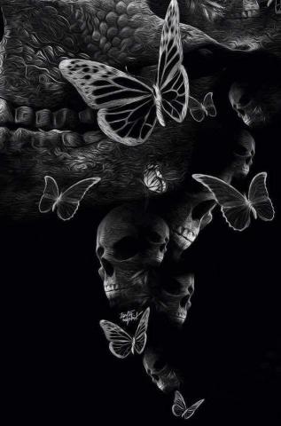Shanae Matthews On Skulls Grim Reapers Etc Dark Art