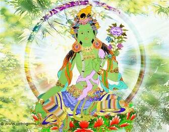 To Green Tara Wallpaper