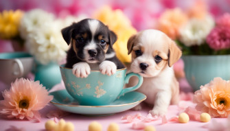 Teacup Puppies Wallpaper