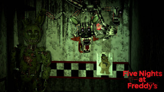 Springtrap And Phantom Mangle By Freddygamer24