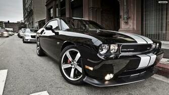 Black Dodge Challenger Wallpaper