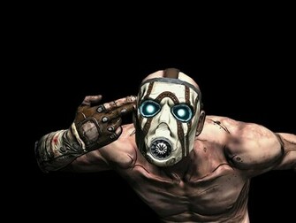 Borderlands My Beautiful Dark Twisted Fantasy Black Background Glowing