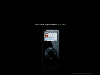 Black Ipod Nano Desktop Pc And Mac Wallpaper