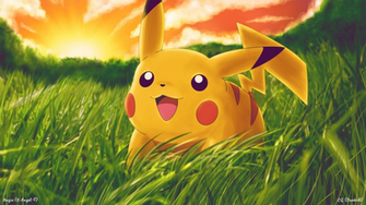 Pikachu Pokemon Cartoon HD Anime Wallpaper Desktop