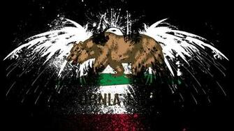 California Flag Eagle Background Size