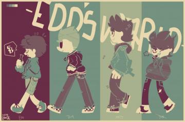Wallpaper Eddsworld Edd Tord