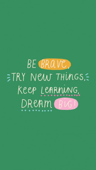 Phone Wallpaper Featuring Positive Motivational Quote