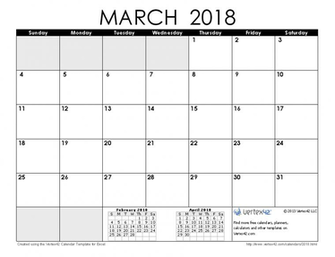 Calendar Templates And Image