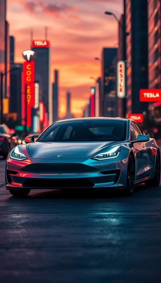 Tesla Phone Wallpaper