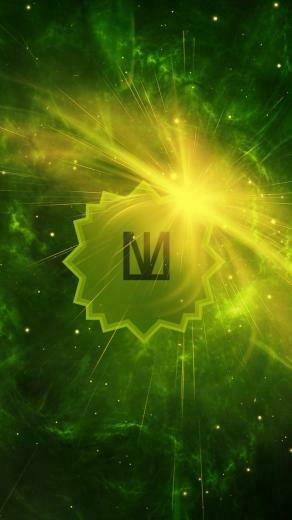 Wallpaper For Blackberry Green Cosmic Light Personal