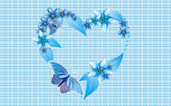Blue Heart Wallpaper