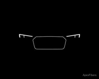 Super Car Led Headlights And Gril Poster By Apexfibers