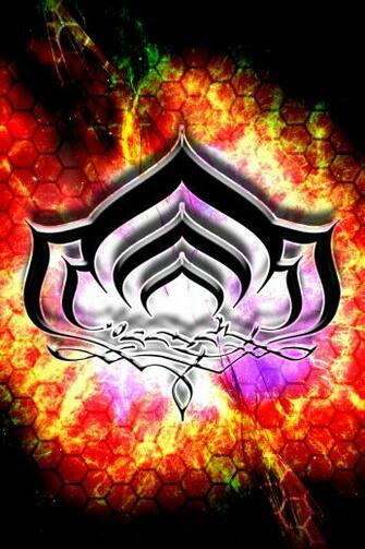 Warframe Lotus Logo Mobile Device Background By Spectrum Bolt On