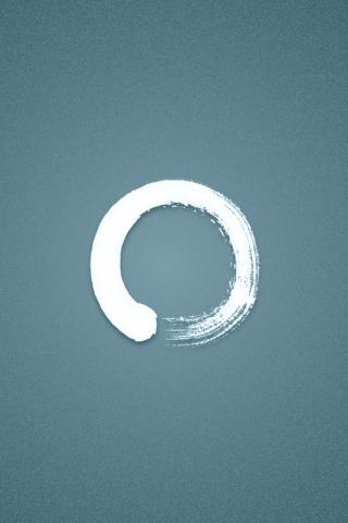 Enso Symbol iPhone Wallpaper