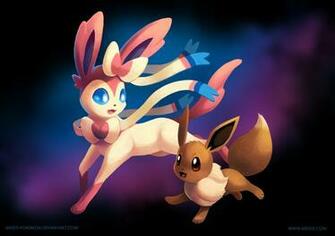 Sylveon And Eevee By Arkeis Pokemon