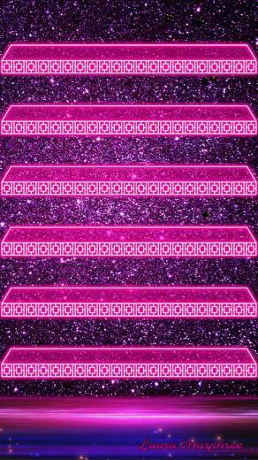Glitter iPhone Shelf Wallpaper Phone