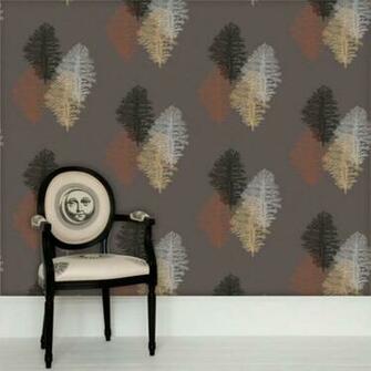 Cole And Son Wallpaper 10m X 52cm Rolls Corallo Brown Multi