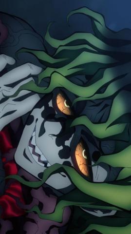 Gyutaro In Anime Demon Slayer Background