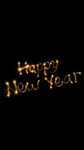 Happy New Year Fireworks iPhone Wallpaper
